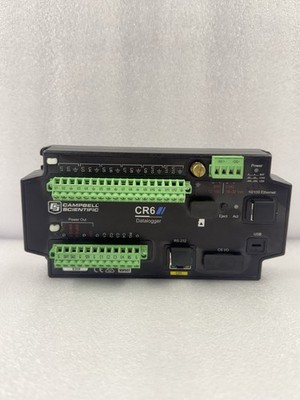 NEW CAMPBELL SCIENTIFIC CR6 HIGH-CAPACITY DATA-ACQUISITION SYSTEM (HIGH-CAP DAQ)