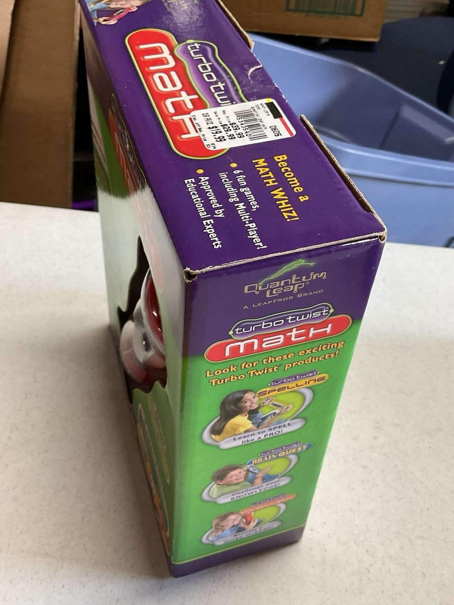 VINTAGE 2001 LeapFrog TURBO TWIST MATH Educational Math Toy