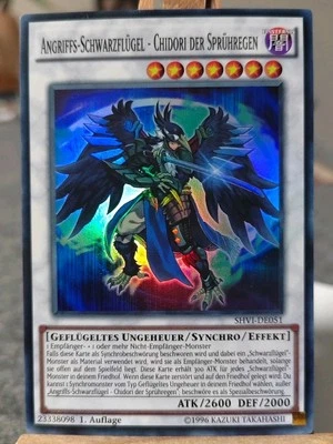 ANGRIFFS-SCHWARZFLÜGEL - CHIDORI DER SPRÜHREGEN SHVI-DE051 Super Rare 1. Aufl Nm - Bild 1 von 2