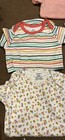 Lot Of 5 24 Mos Girls Bodysuits Carters  Honest  And Sweat Jacket — photo 8
