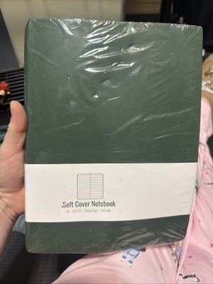 AHGXG Notebook College Ruled - 320 Numbered Pages Large B5 Thick Journal Line...
