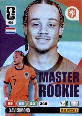 Panini WM 2026 World Cup Adrenalyn XL 619 - Xavi Simons - Master Rookie