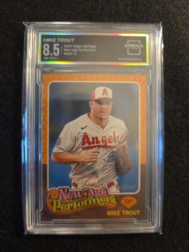 Topps Heritage 2024 - Intérpretes de la Nueva Era Mike Trout #NAP-3 - Imagen 1 de 2