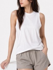 Vuori energy top tank top size M white color regular length