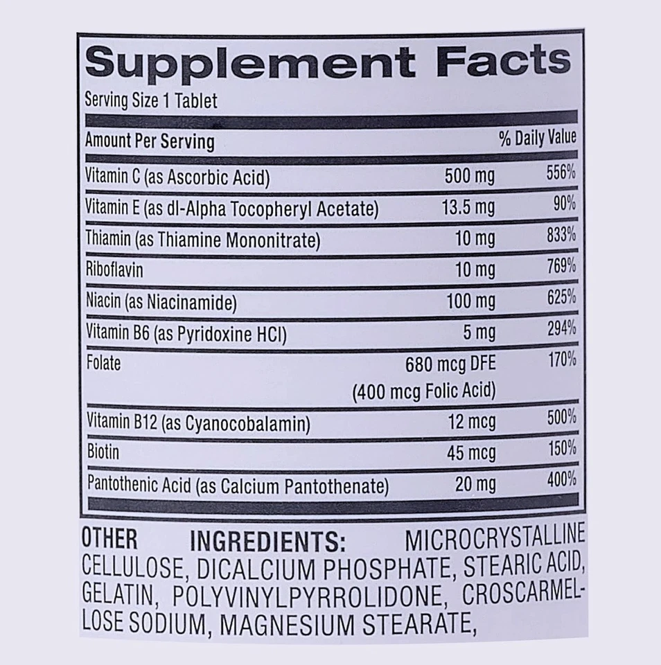 Comprimido suplemento dietético MAJOR Stress Formula High Power Stress, 60 unidades Foto 2 de 3