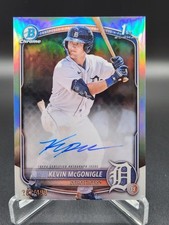 KEVIN McGONIGLE 2025 1st BOWMAN CHROME PROSPECT AUTO AUTOGRAPH /499 CPA-KM