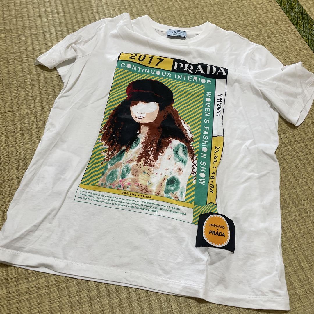 PRADA 2017 CONTINUOUS INTERIOR Tシャツ PRADA 2017 CONTINUOUS INTERIOR Tシャツ