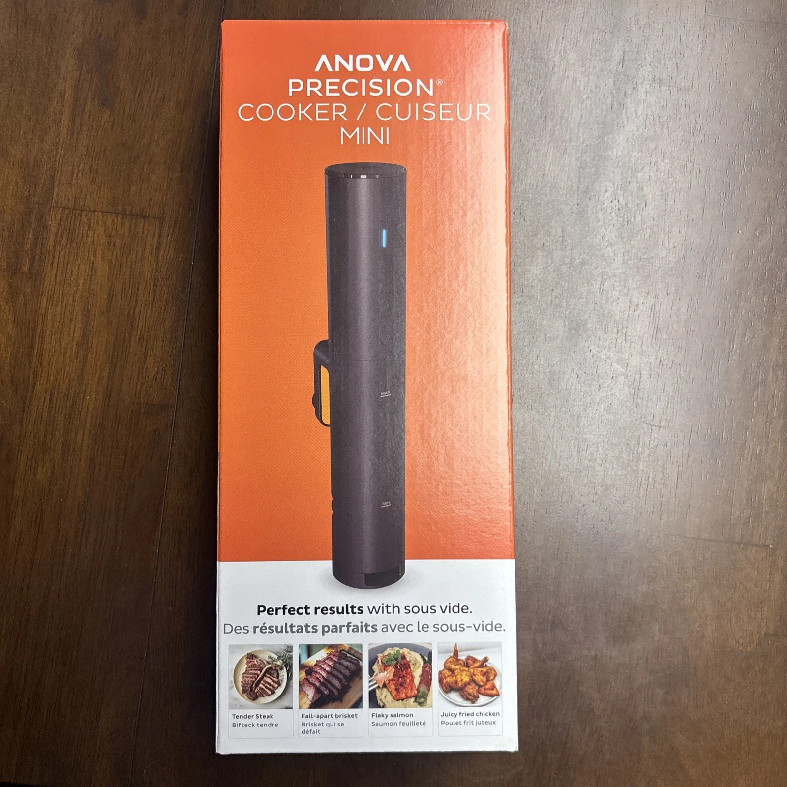 Anova Culinary Sous Vide Precision Cooker Mini, 850 Watts, Black, New in Box