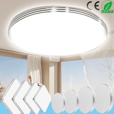18-48W LED Deckenleuchte Modern Deckenlampe Schlafzimmer Wohnzimmer rund/eckig