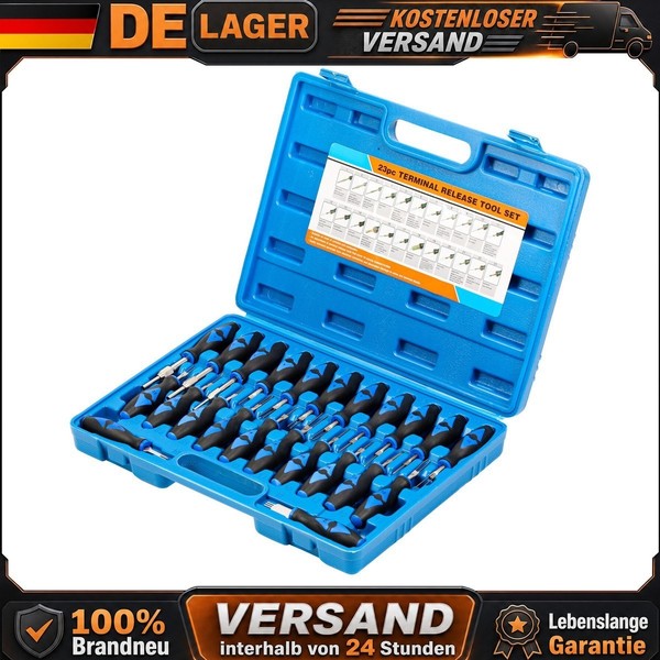 Kfz Werkzeug Stecker Auspinwerkzeug 23-Teilig Iso Pin Entriegelung Set Auto-image