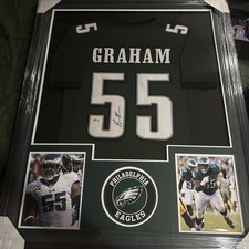 Beckett Certified Eagles Brandon Graham Autographed Jersey