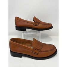Bass Weejuns KATHERINE II Penny Loafer Brown Leather Women's Shoes Size 7 M