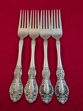 Lot Of 4 Vintage SPRINGTIME Stainless Dinner Forks JAPAN Silverware