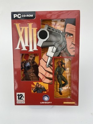 XIII PC CD-ROM Spiel - Ubisoft, 4 Disc Videospiel, 2003. Komplett, 12+