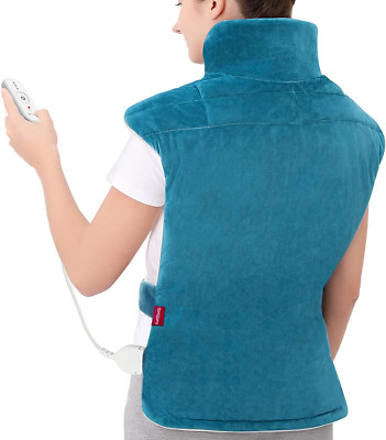 Comfytemp Weighted Heating Pad for Back Pain Relief 22x33 XXL Large Electri...