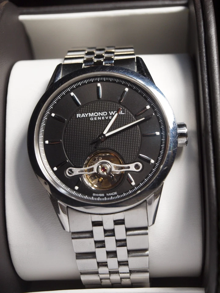 RELOJ RAYMOND WIL FREELANCER ACERO 42MM HOMBRE 2780 ST-20001 EN CAJA - ESLABONES DE REPUESTO Foto 3 de 4