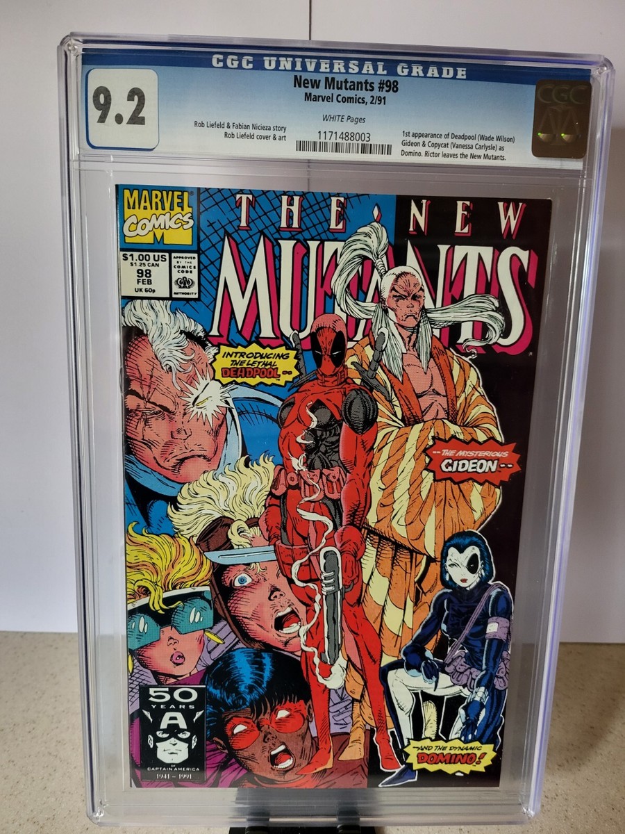 New Mutants #98 デッドプール初登場 アメコミ リーフ New Mutants #98 NM First appearance of Deadpool Marvel Comic