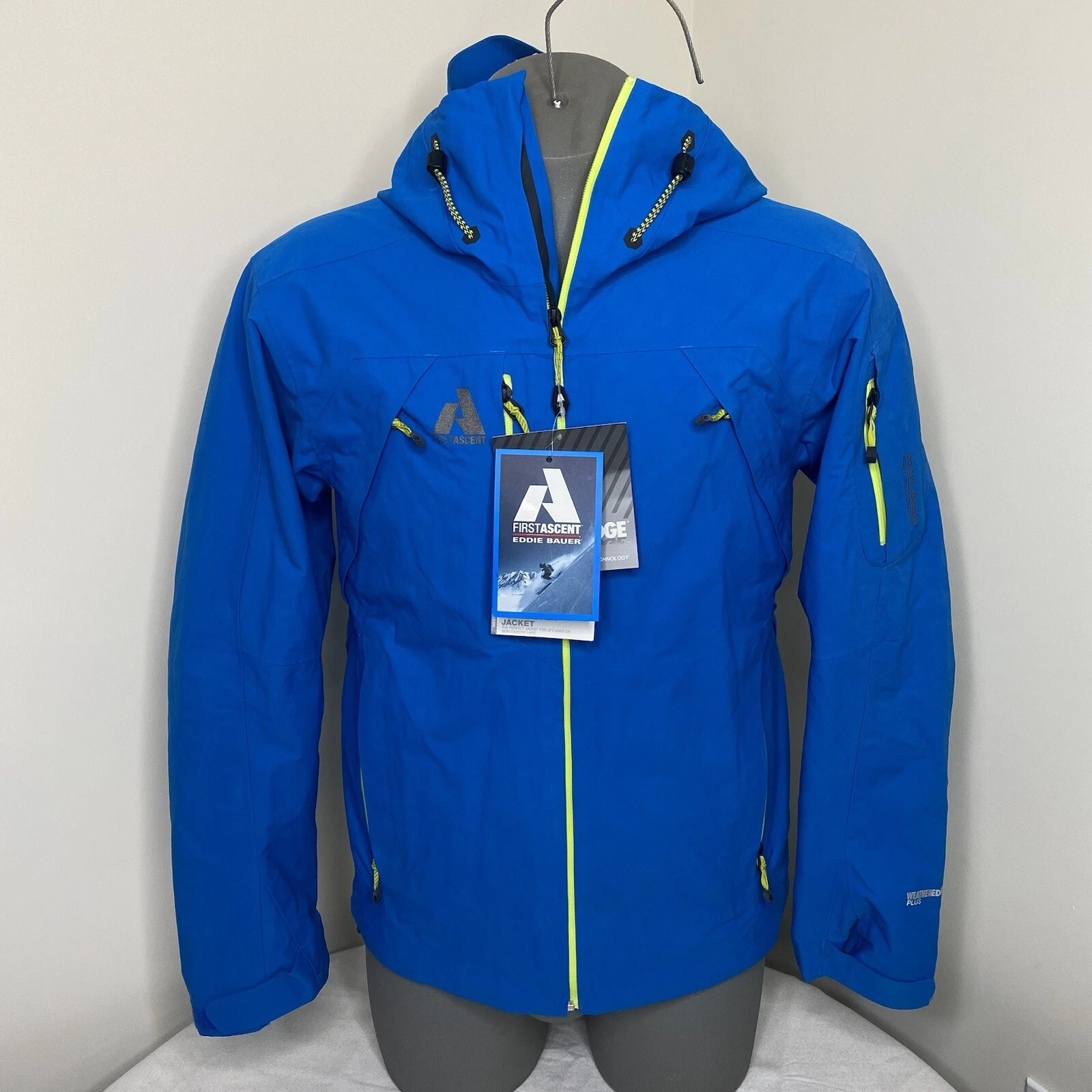 NEW Eddie Bauer First Ascent Men's Heyburn 2.0 Full Zip Ski Jacket 4XL Blue