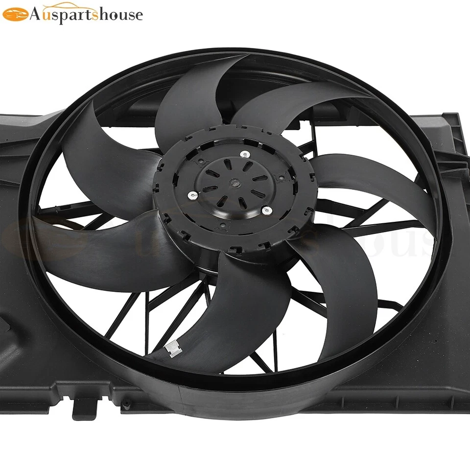 Conjunto de ventilador de radiador para 02-07 MERCEDES-BENZ C230 01-05 C240 C280 C32 AMG C320 Foto 3 de 4