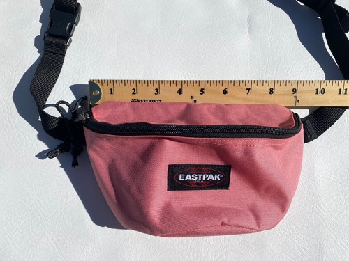 Eastpak Bolso Cinturón Riñonera Cintura Paquete Cremallera Bolsillo Rosa Lona Años 80 Divertido - Imagen 4 de 9
