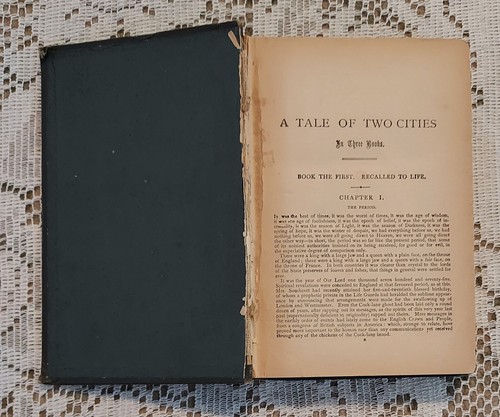 Geschichte zweier Städte Charles Dickens HB Alta Edition Porter & Coates Antik Vintage - Bild 9 von 10