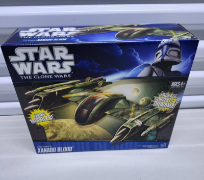 Figurine Star Wars The Clone Wars - Swamp Speeder - Hasbro - NEUF Scellé - 2010