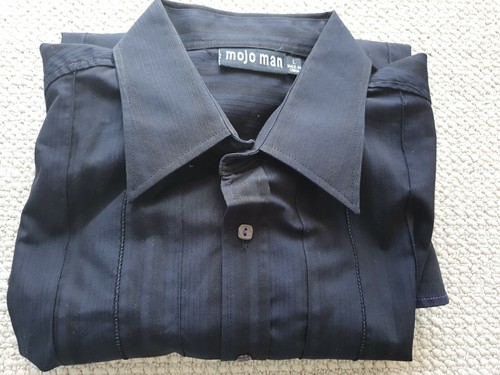 Mojo Man Men's Long Sleeve Shirt Large Black - Picture 12 of 12