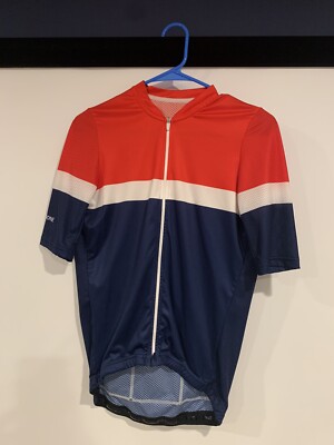*** LA PASSIONE CYCLING ** LIVERY JERSEY ** RED, WHITE & BLUE ** LARGE **