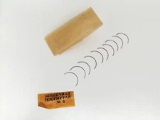 Vintage Curved Suture Small Needles 10 pcs Medical Clinic Surgeons Semicircular