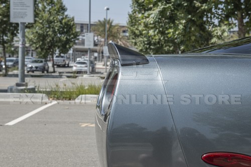 For 97-04 Corvette C5 | ZR1 Extended Primer Black Rear Trunk Lid Wing Spoiler - Afbeelding 6 van 12