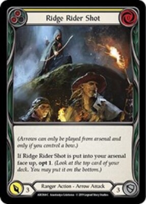 RIDGE RIDER SHOT (YELLOW) X3 *FAB ARCANE RISING (UNLIMITED)*
