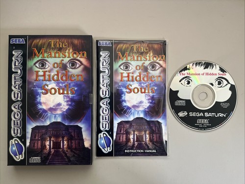 The Mansion of Hidden Souls Sega Saturn Video Game Boxed Complete Manual PAL