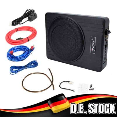 600W 10 Zoll Active Auto Untersitz Subwoofer Stereo-Verstärker Bass Lautsprecher