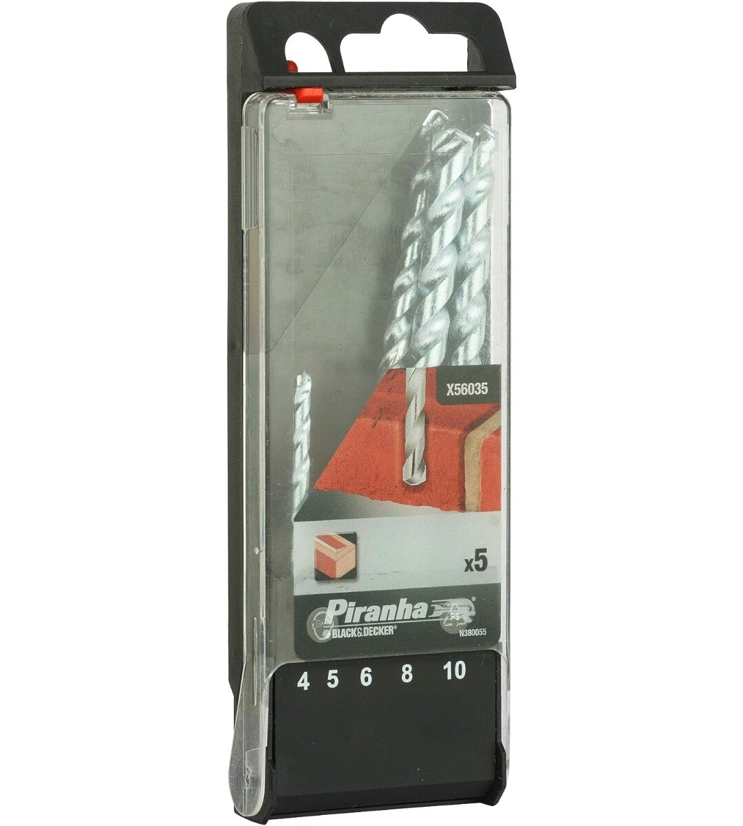 BLACK&DECKER - SET PUNTE DA MURO 4/5/6/8/10MM