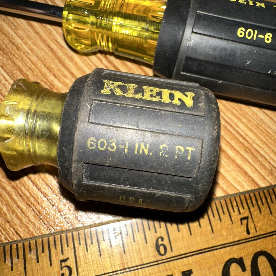 Klein Tools Destornilladores 601-6 Uso General Ranurado y Rechoncho 603-1 Foto 4 de 4