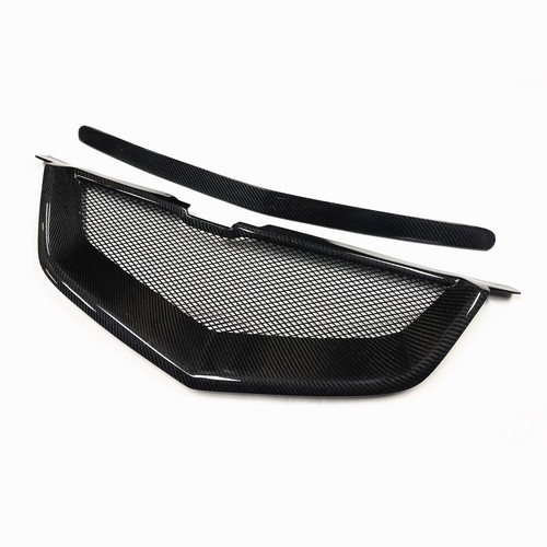Front Bumper Grille Carbon Fiber Black For Acura TL 2007-2008 Honeycomb Style - Bild 4 von 10