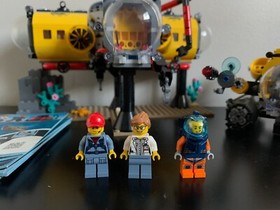 LEGO City 60265 Ocean Exploration Base + Submarine 60092, incomplete
