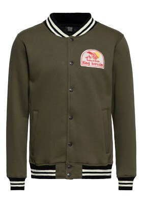 King Kerosin College Sweat Jacke ''Take A Ride'' grün 