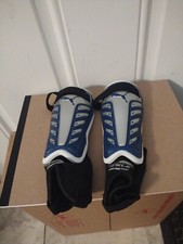 Puma Soccer Shinguard  Ankle Sock Pair Size Energy Shell Size X Small Pair