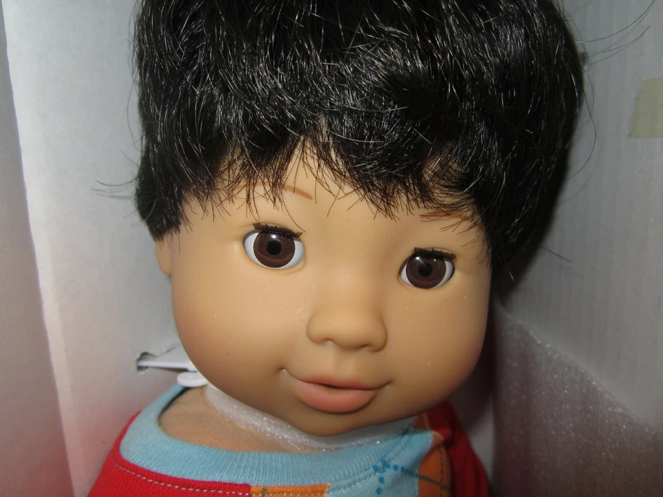 American Girl Bitty Baby Twin 4B Boy Twin Retired MED SKIN BL HAIR BR EYES ASIAN - Image 2 of 3