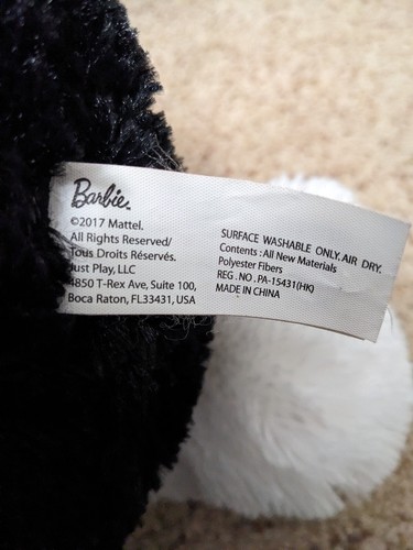 Barbie Fur-iends Friends Jumbo Large Stuffed Plush Dog Puppy Jacket Mattel 2017 - Picture 5 of 22