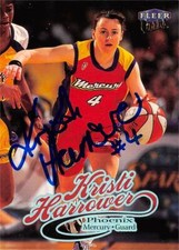 Kristi Harrower autographed Basketball Card Phoenix Mercury 1999 Fleer Ultra #35