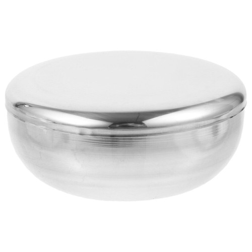 Shaving Soap Bowl Container Bowls for Men Man Stainless Steel Cup