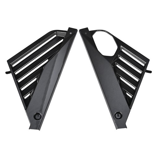 ABS Engine Bay Panel Cover Cap For Corvette C8 2020~24 Carbon Fiber Look LH & RH - Bild 11 von 13