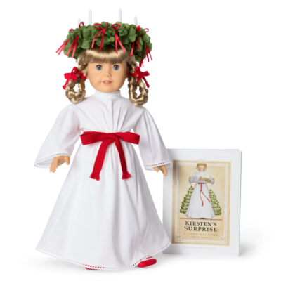 NEW AMERICAN GIRL KIRSTEN'S SURPRISE HOLIDAY LUCIA COLLECTOR