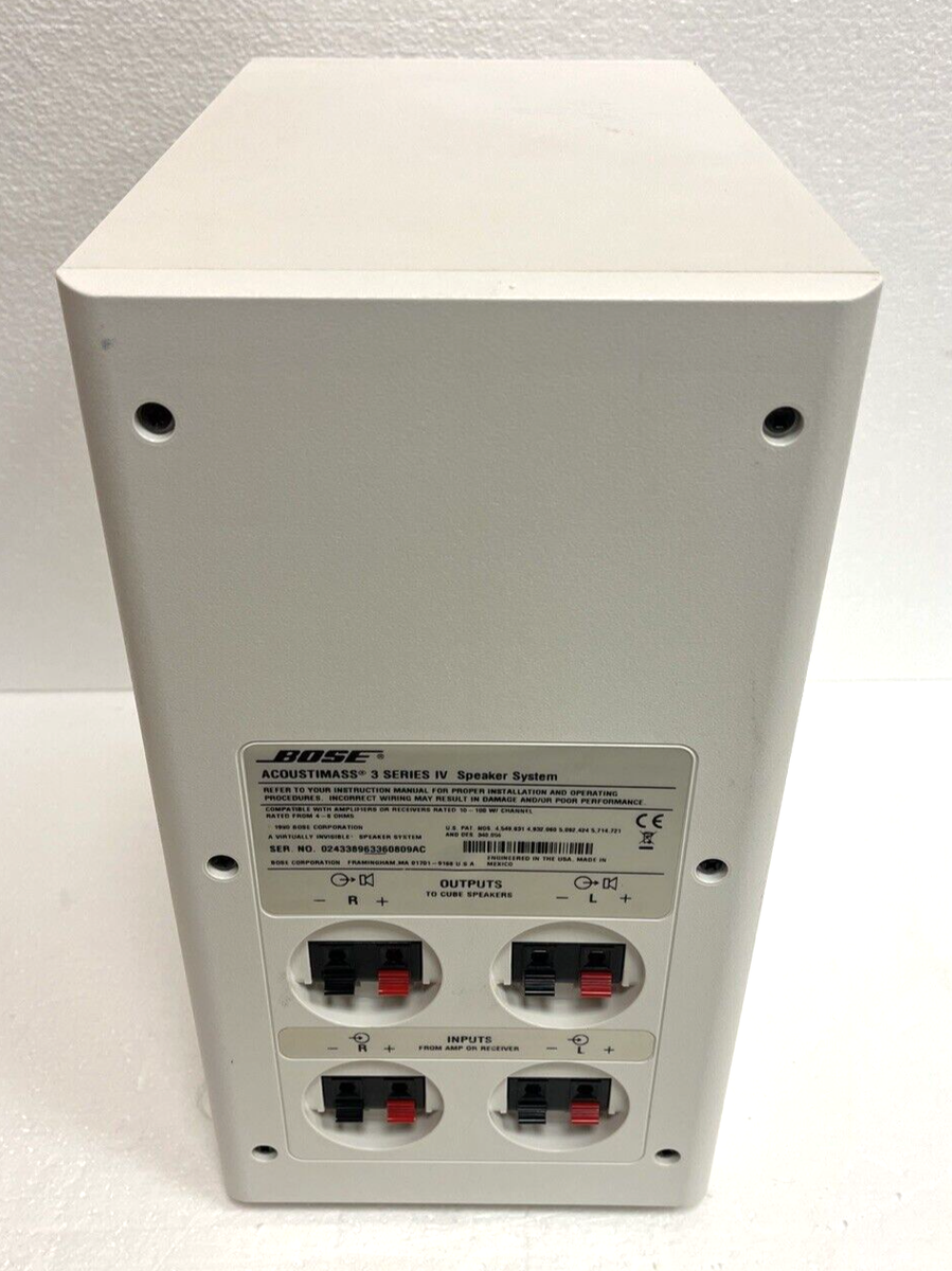 Bose Acoustimass 3 Series IV Subwoofer Speaker System | eBay