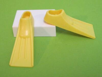 1980s HONG KONG Barbie Doll VTG YELLOW Flipper/Fins Swim Scuba-Do ...