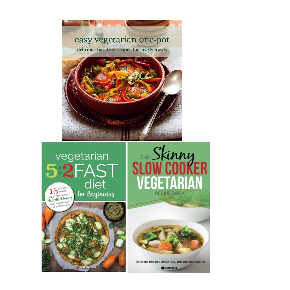 Ryland Peters & Small Unisex Vegetarian 5:2 Fast Diet For Beginners, Easy Vegetarian One-Pot 3-Book Set - Non Fiction - Paperback - Image 2