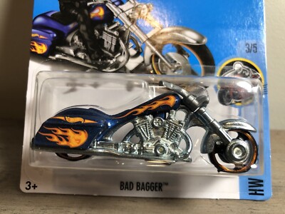 Hot Wheels Bad Bagger Bike Vehicle Treasure Hunt HW Moto 3/5