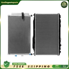 Aluminium Radiator & A/C Condenser Cooling Kit For 2006-2011 Honda Civic 1.8L